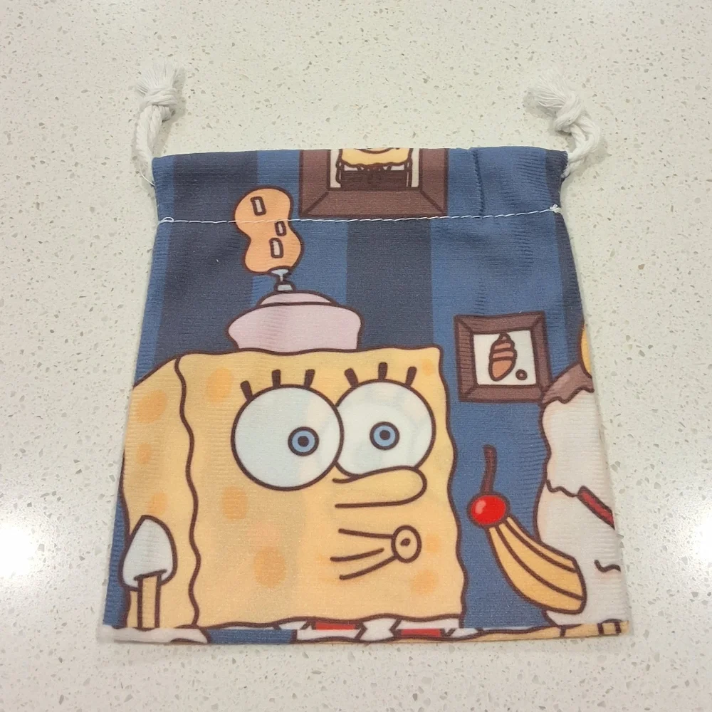 SpongeBob Drawstring Pouch, New - Picture 1 of 4